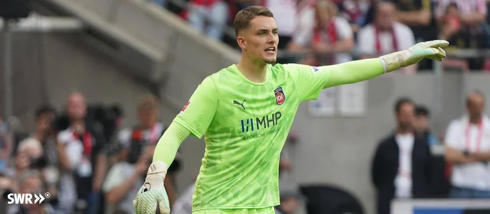 Frank Feller, der Torhüter des 1.FC Heidenheim